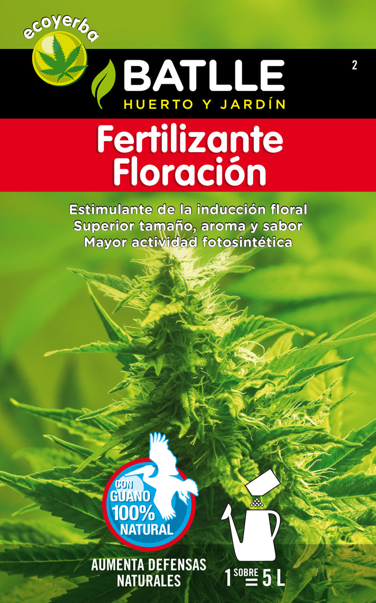 Fertilizante ecoyerba floración soluble