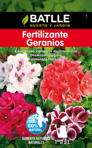 Fertilizante geranios soluble